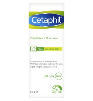 Cetaphil Daily Defence Moisturiser SPF50+ Cetaphil