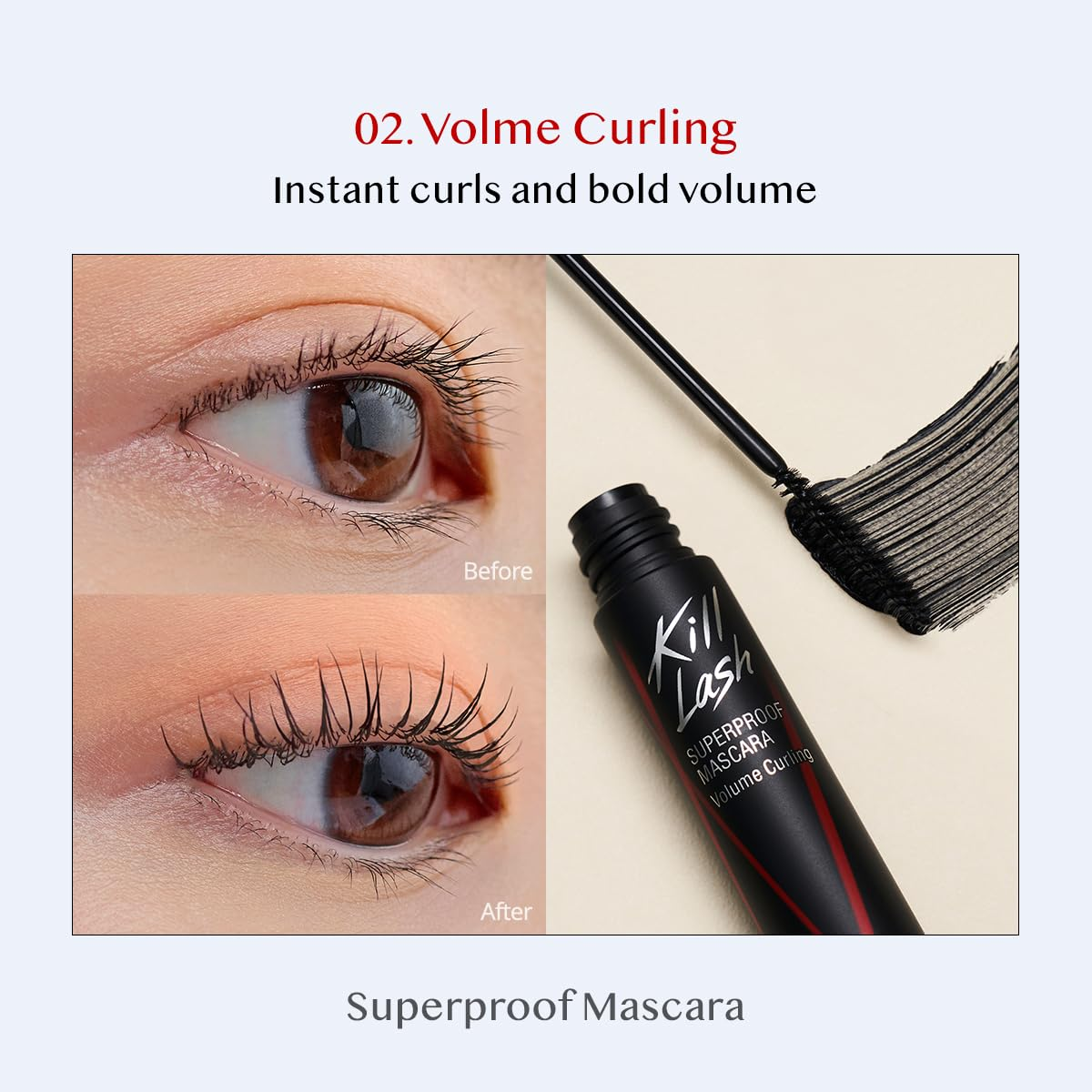 Clio Kill Lash Superproof Mascara 02 Volume Curling CLIO