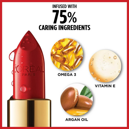 LOREAL Colour Riche Satin Lipstick for Luxurious Hydration and Color