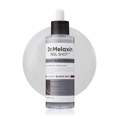 Dr.Melaxin Peel Shot Exfoliant Black Rice Ampoule