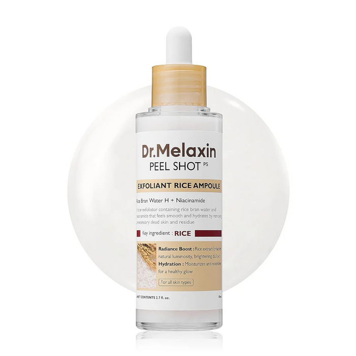 Dr.Melaxin Peel Shot Exfoliant White Rice Ampoule