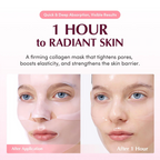 EQQUALBERRY Collagen Pore-tight up Hydrogel Mask (Single Sheet)
