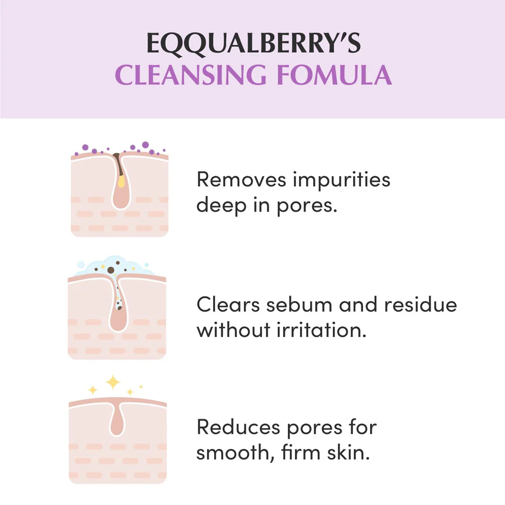 EQQUALBERRY Purple Rice Pore Purifying Pack Cleanser EQQUALBERRY