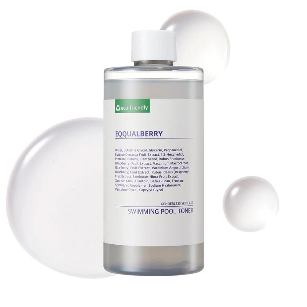 EQQUALBERRY Swimming Pool Daily Facial Toner