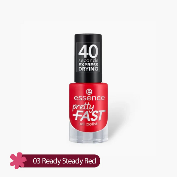 Essence Pretty Fast Nail Polish - 03 Ready Steady Red