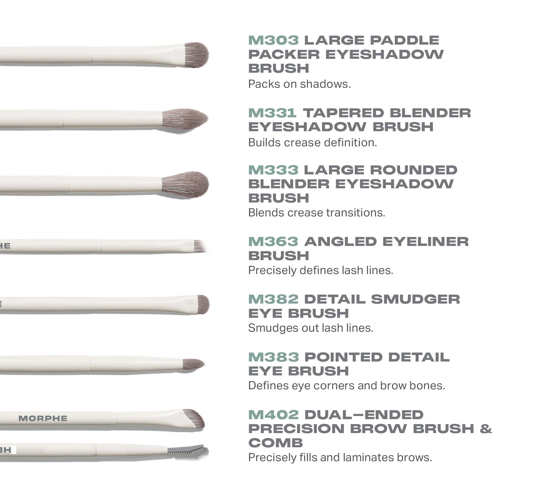Morphe Eye Want It All 7-Piece Eye Brush Set