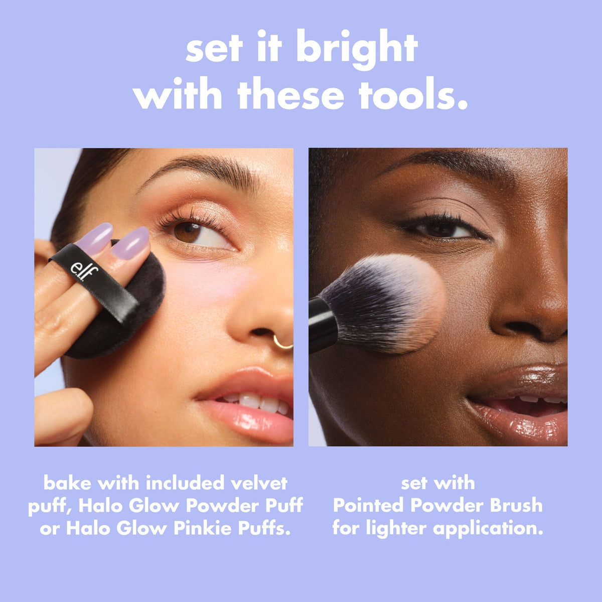 Elf Set It Bright Powder Quad ELF Cosmetics