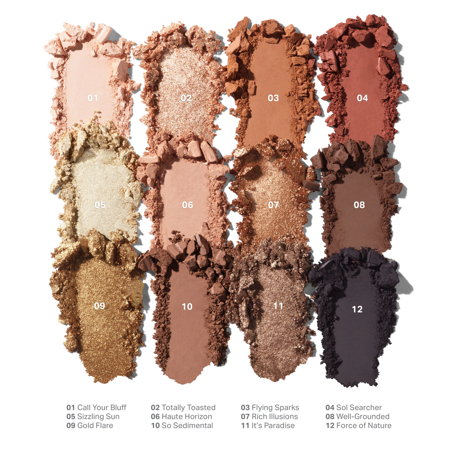 Morphe ChromaPlus 12-Pan Eyeshadow Palette - Flickering Sands