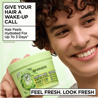 Garnier Hydra-Refreshing Kiwi Menthol Hair Food Mask
