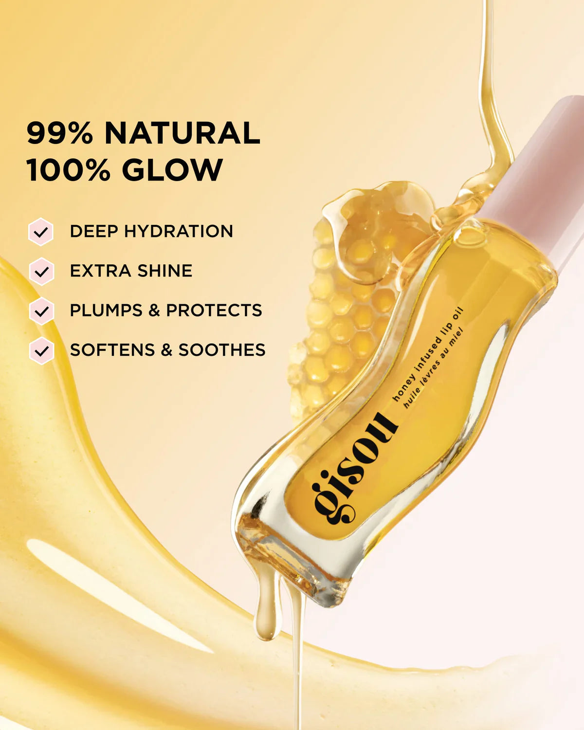 Gisou Honey Infused Hydrating Lip Oil Gisou