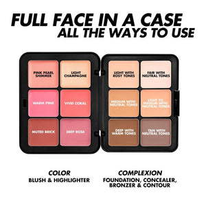 Makeup Forever HD SKIN All-In-One Face Palette ( light to Medium ) MAKE UP FOR EVER