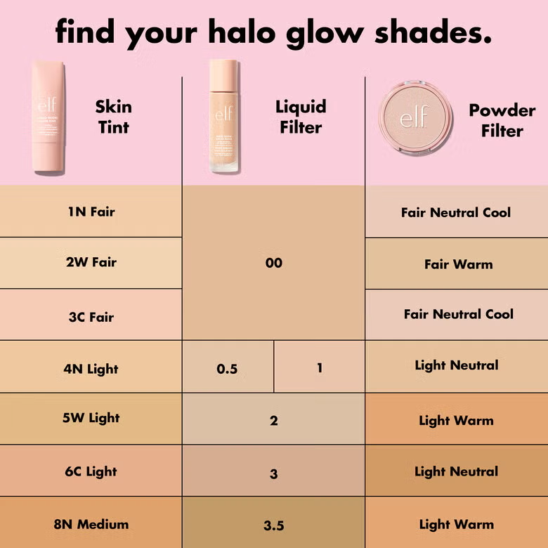 ELF Halo Glow Skin Tint SPF 50