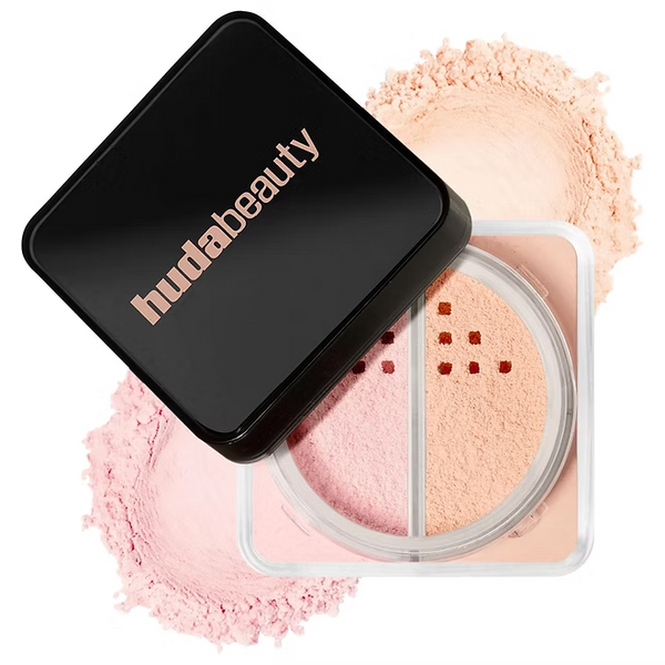 Huda Beauty - Easy Bake Loose Powder Duo for Brightening + Correcting