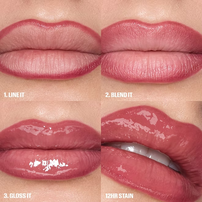 Huda Beauty - Make Out Sesh Lip Stain and Lip Gloss Duo