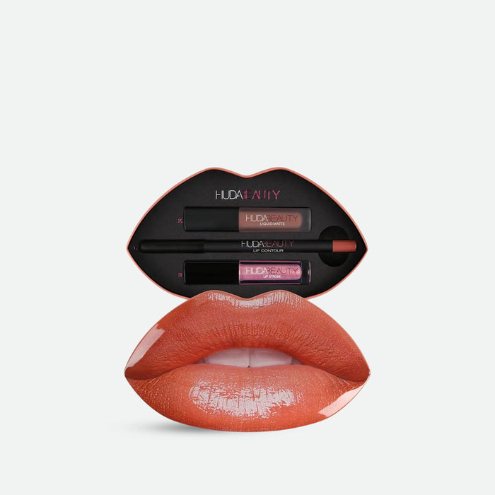Huda Beauty Contour and Strobe Lip Set