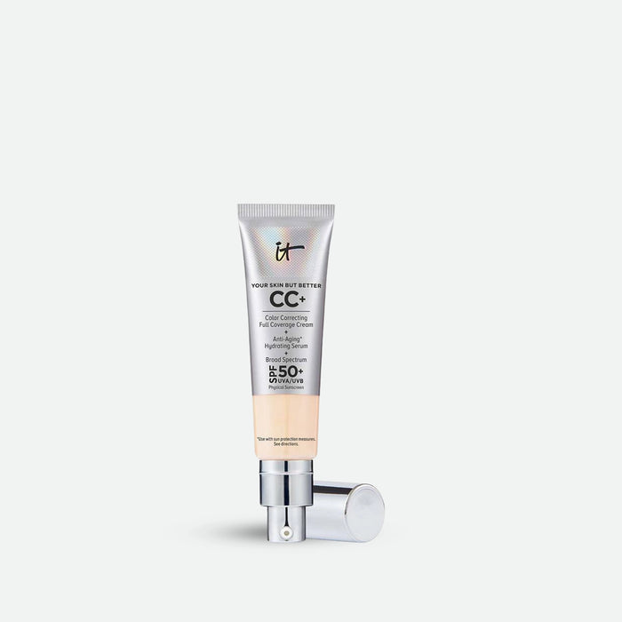 IT Cosmetics CC+ Cream Full-Coverage Foundation with SPF 50+ (short expiry)