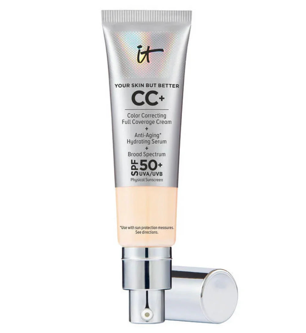 IT Cosmetics CC+ Cream Full-Coverage Foundation with SPF 50+ (short expiry)