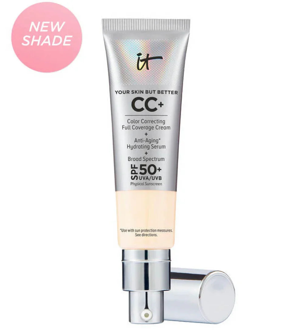 IT Cosmetics CC+ Cream Full-Coverage Foundation with SPF 50+ (short expiry)