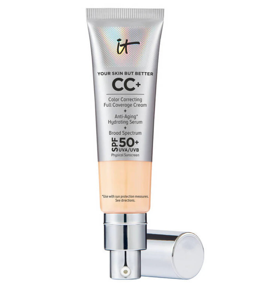 IT Cosmetics CC+ Cream Full-Coverage Foundation with SPF 50+ (short expiry)