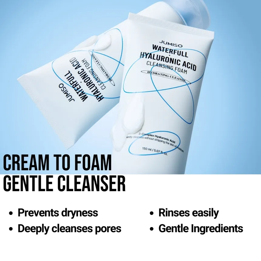 Jumiso Waterfull Hyaluronic Acid Cleansing Foam jumiso