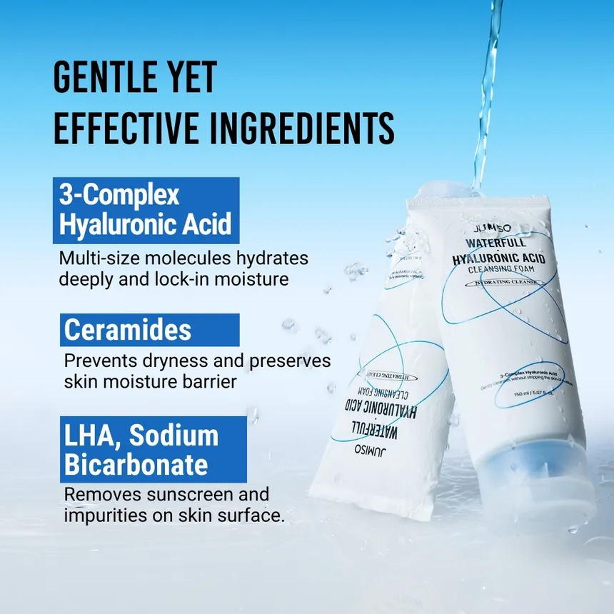 Jumiso Waterfull Hyaluronic Acid Cleansing Foam jumiso