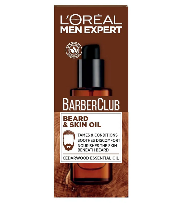 L'Oreal Paris Men Expert Skin Care Barber Club Beard Skin Oil