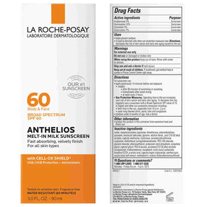 La Roche-Posay Anthelios Melt-In Milk Sunscreen SPF 60 La Roche-Posay