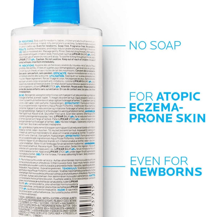 La Roche-Posay Lipikar Syndet AP+ Ultra Gentle Cream Wash