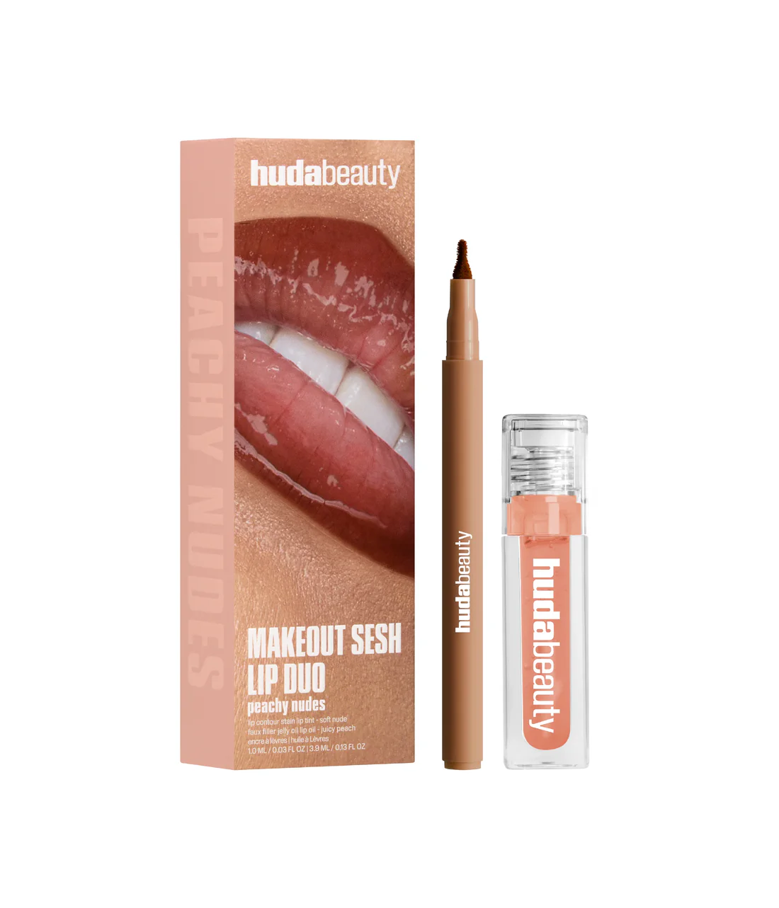 Huda Beauty - Make Out Sesh Lip Stain and Lip Gloss Duo
