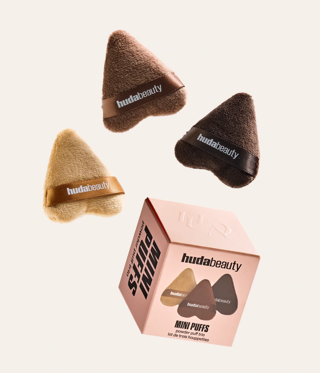 Huda Beauty Mini Puffs Powder Puff Trio
