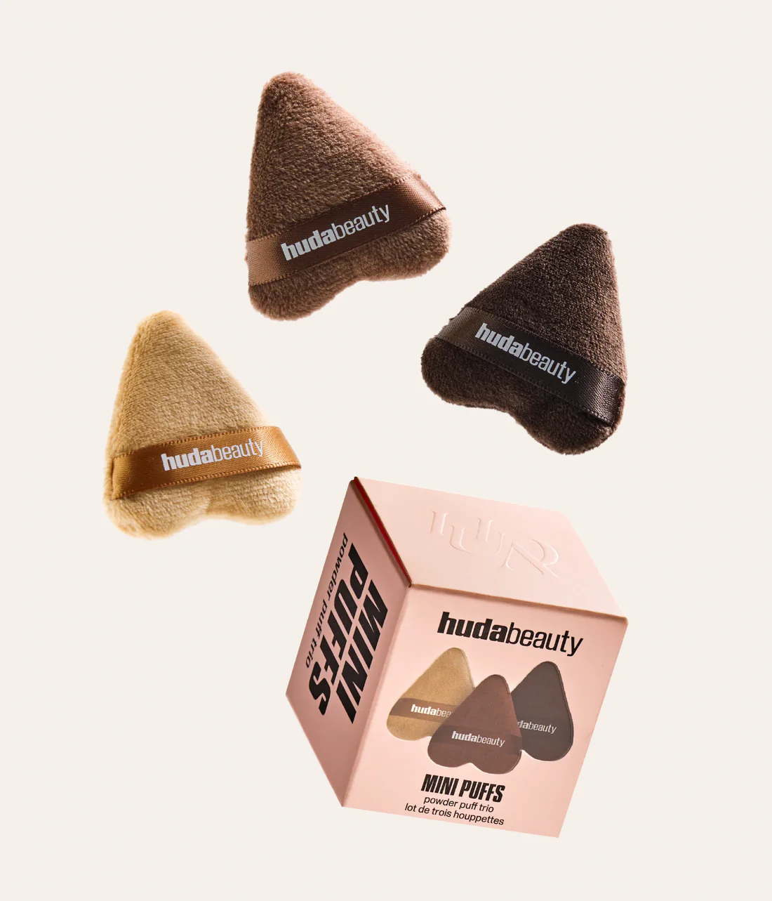 Huda Beauty Mini Puffs Powder Puff Trio