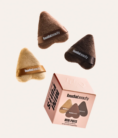 Huda Beauty Mini Puffs Powder Puff Trio