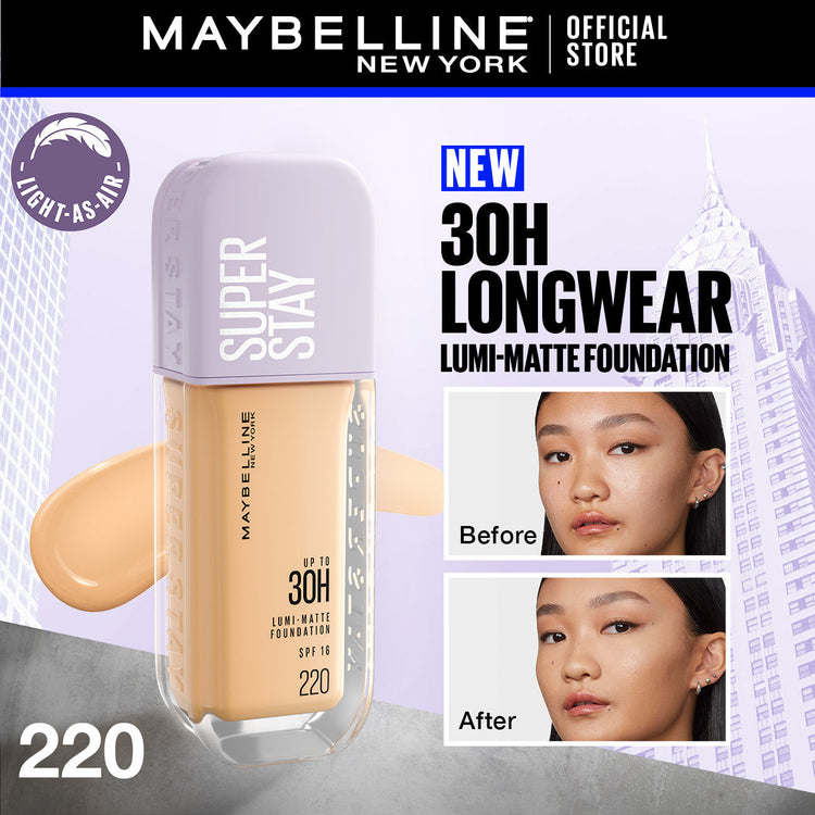 Maybelline New York Superstay Lumi-Matte 30H Foundation 30ml