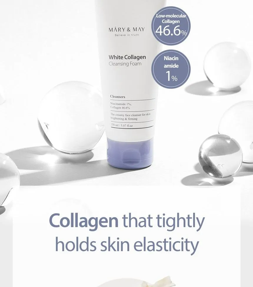 Mary&May - White Collagen Cleansing Foam