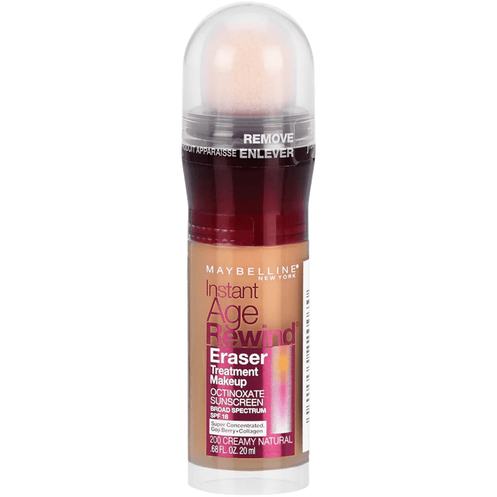 Maybelline Instant Age Rewind Eraser Treatment Makeup 20ml - 200 Creamy Natural