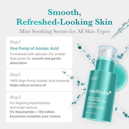 Medicube Azelaic Acid Exosome Shot Pore Ampoule 2000