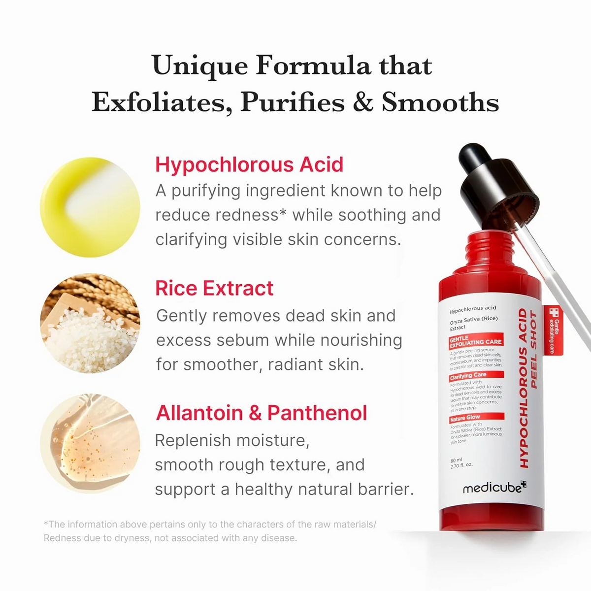 Medicube Hypochlorous Acid Rice Peel Shot Medicube