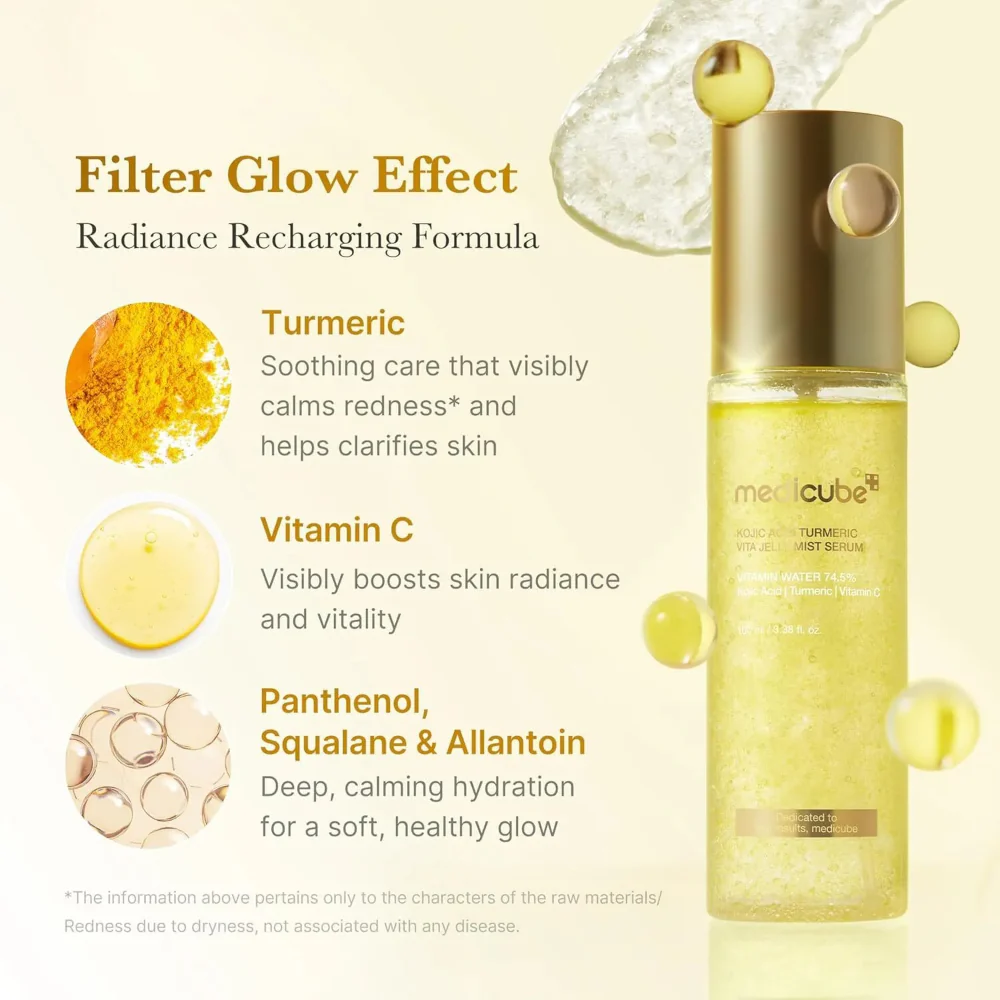 Medicube Kojic Acid Termeric Vita Jelly Mist Serum