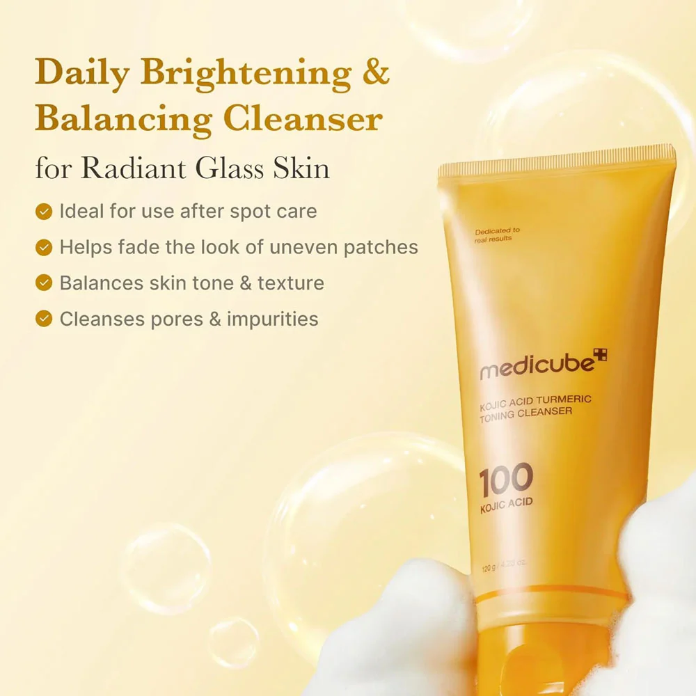 Medicube Kojic Acid Turmeric Toning Cleanser Medicube