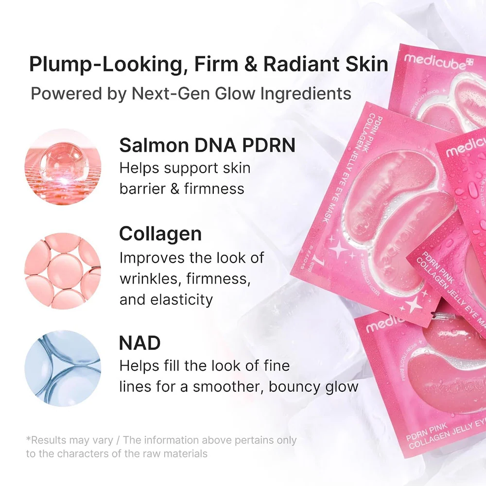 Medicube PDRN Pink Collagen Jelly Eye Mask - 1 Pair