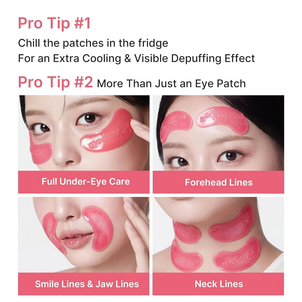 Medicube PDRN Pink Collagen Jelly Eye Mask - 1 Pair