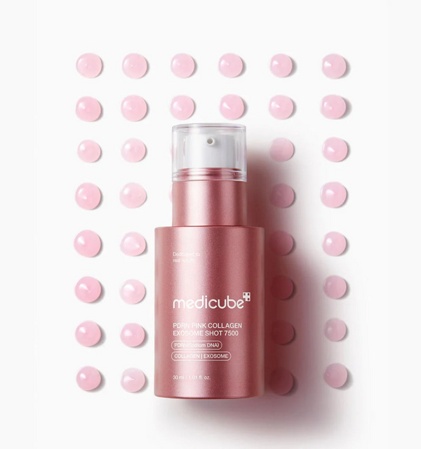 Medicube PDRN Pink Collagen exosome shot ampoule 7500