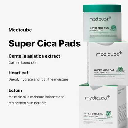 Medicube Super Cica Facial Toner Pads