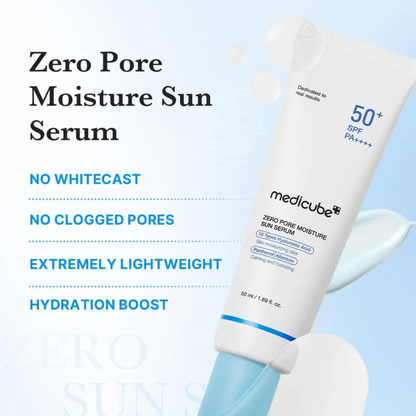 Medicube Zero Pore Moisture Sun Serum SPF 50+