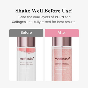 Medicube PDRN Pink Collagen Glow Jelly Mist Serum Medicube