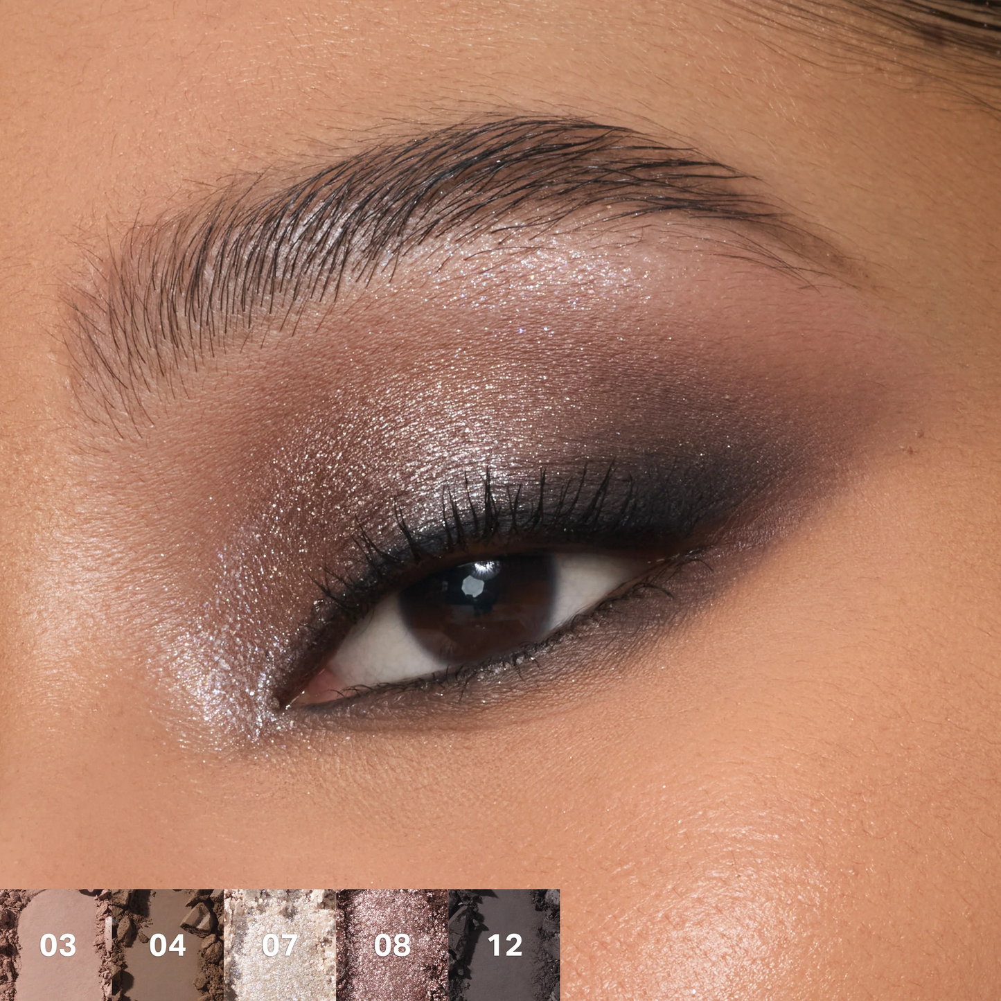 Morphe ChromaPlus 12-Pan Eyeshadow Palette - Flickering Sands