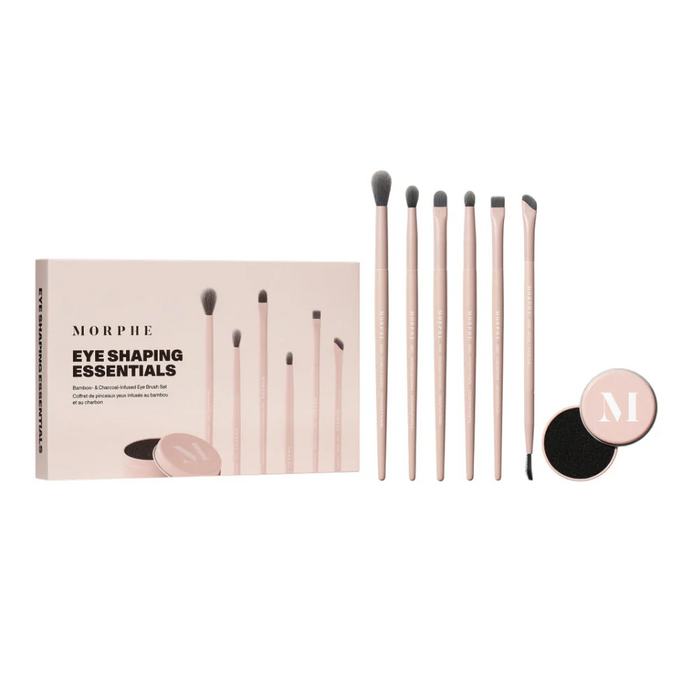 Morphe Eye Shaping Essentials Bamboo & Charcoal-Infused Eye Brush Set