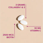 NEOCELL Super Collagen + Vitamin C & Biotin, 180 Tablets