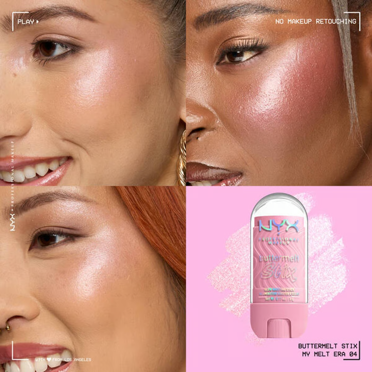 NYX Pro Makeup Buttermelt Stix Glow Boosting Stick (04 My Melt Era)