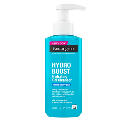 Neutrogena® Hydro Boost Face Wash, Hyaluronic Acid Hydrating Cleansing Gel, 7.8 Fl. Oz (USA)
